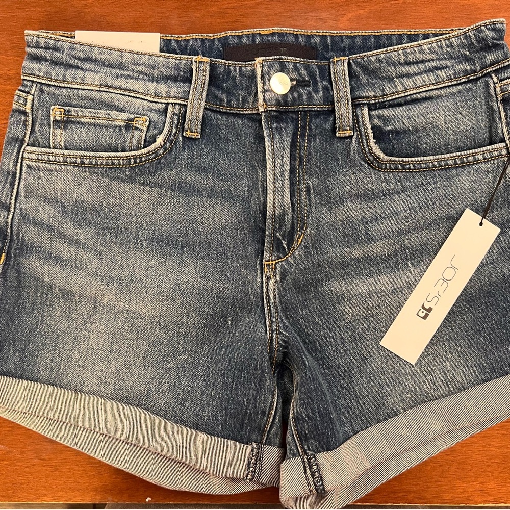 Joe's Jeans Vintage Stretch Denim Shorts in Burden Size 26